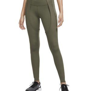 Nike Epic Luxe W Mid-Rise Trail Tight Fit Full Length Green size Medium NWT